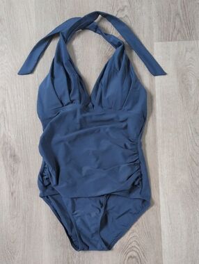 Blue One Piece Swimsuit